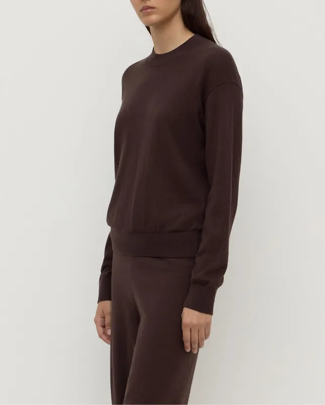 Ganache Cotton Cashmere Lounge Sweater