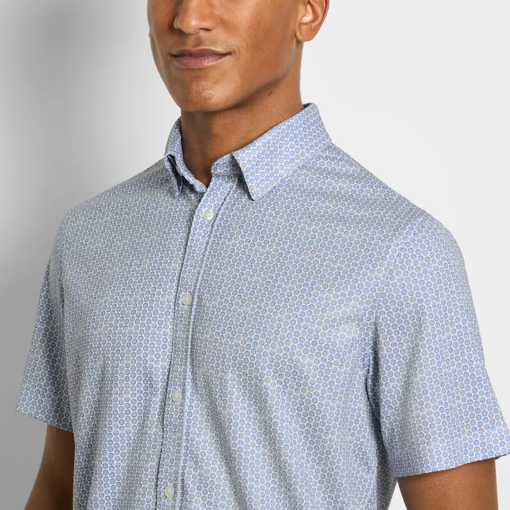 Lightweight Print Short Sleeve Shirt