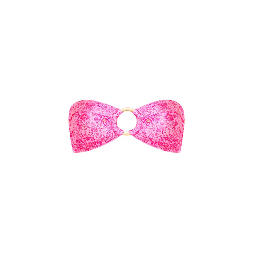 Cut Out Bandeau Bikini Top