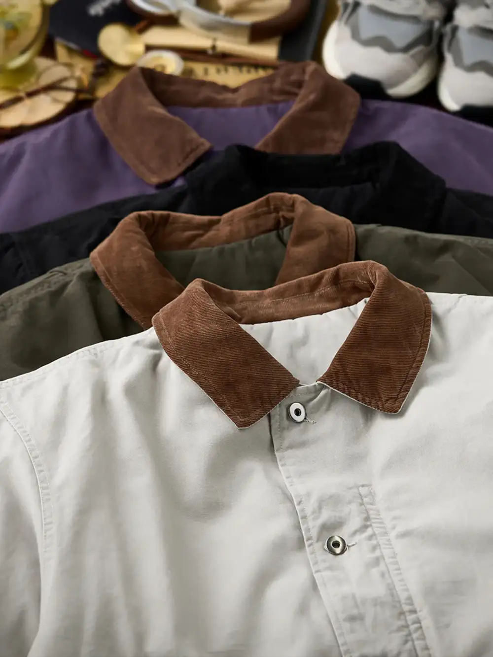 Men'S Corduroy Quilted Casual Jacket
