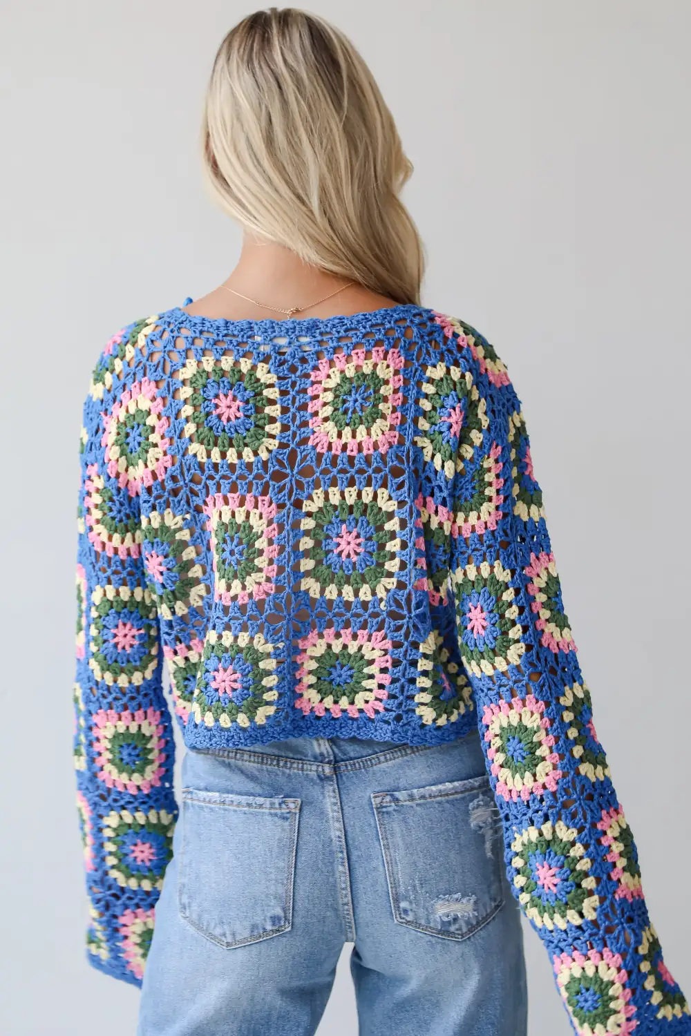 Cultivated Coolness Crochet Knit Top