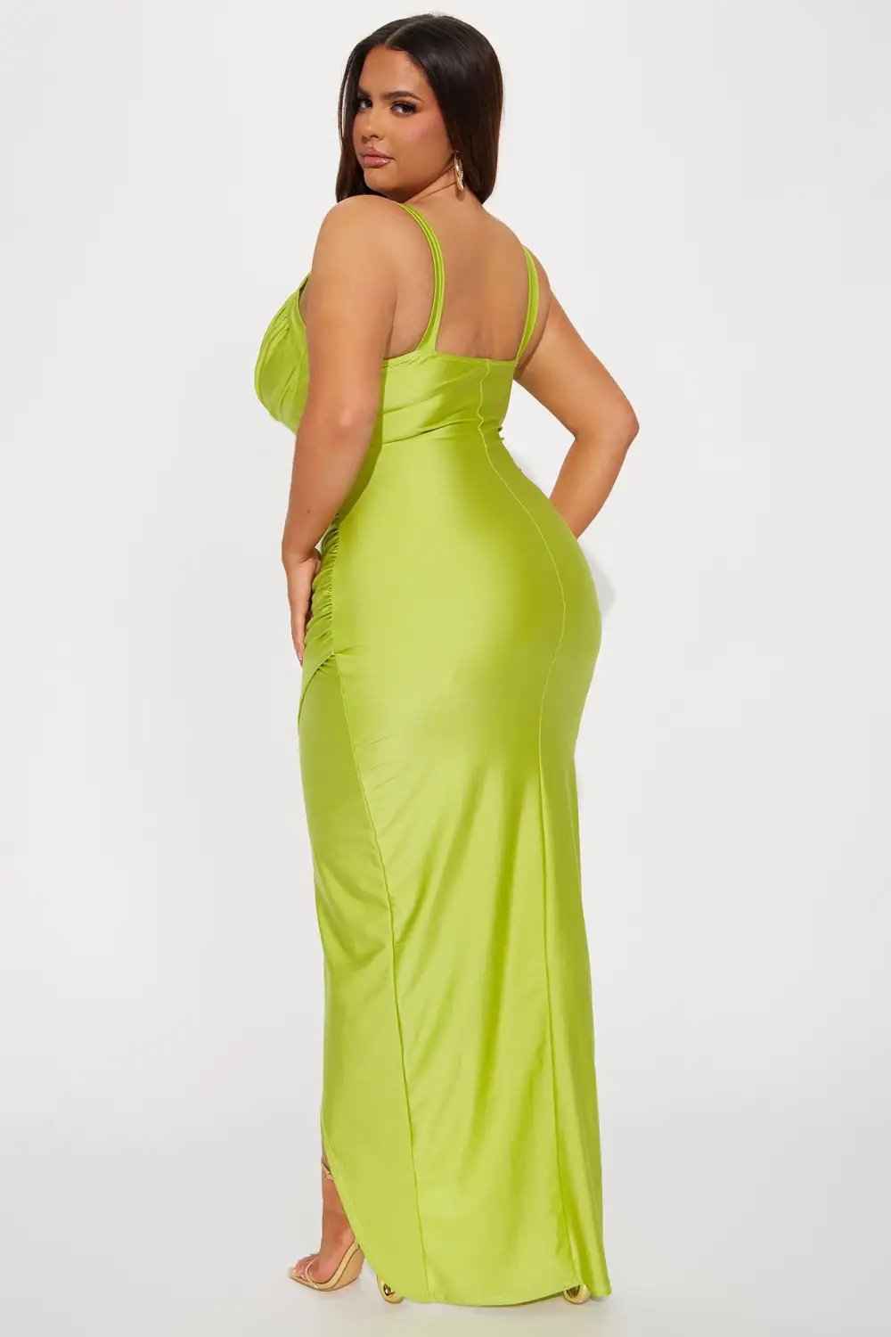 On Scene Maxi Dress - Lime