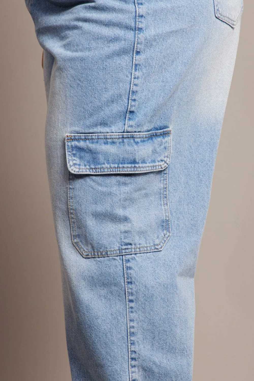 Pocket Cargo High Waist Jeans