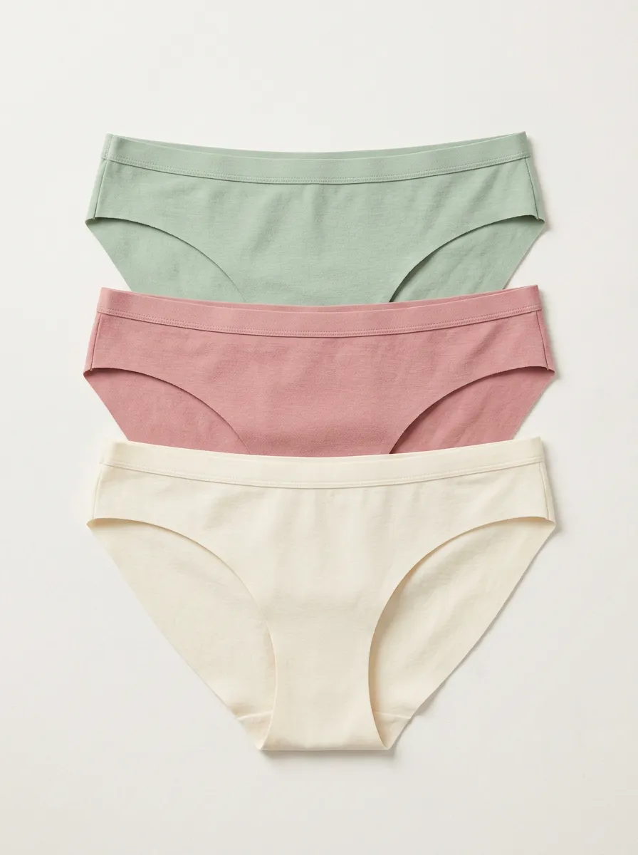 Everyday Cotton Women's Three-Piece Panty Set