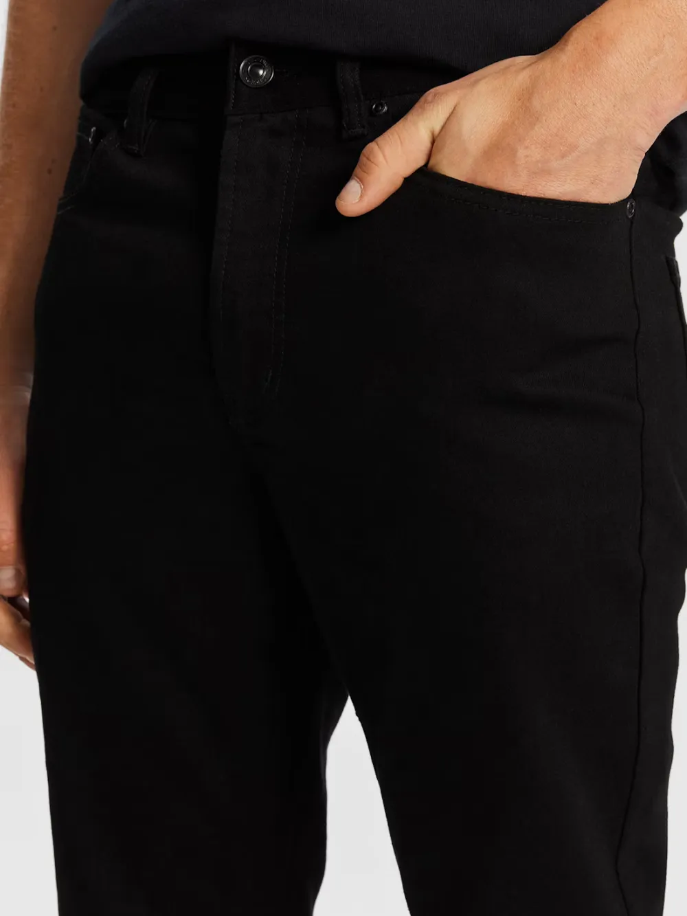 Black Slim Casual Style Jean