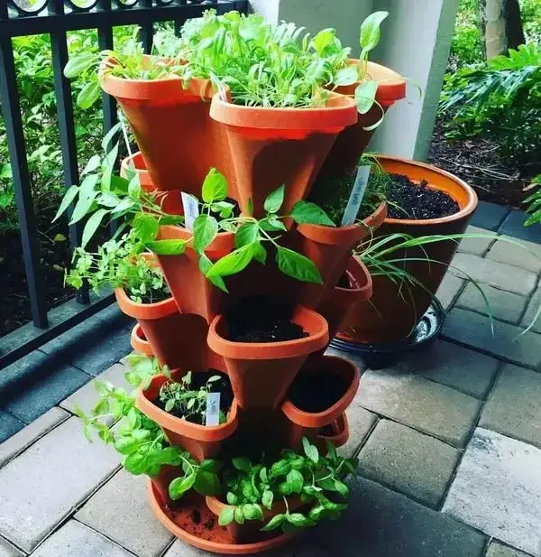 (Store Closing Sale) Stand Stacking Planters Strawberry Planting Pots