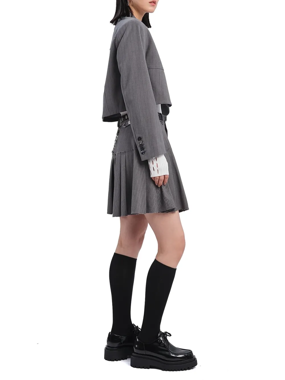 Cropped Short Suit Jacket
