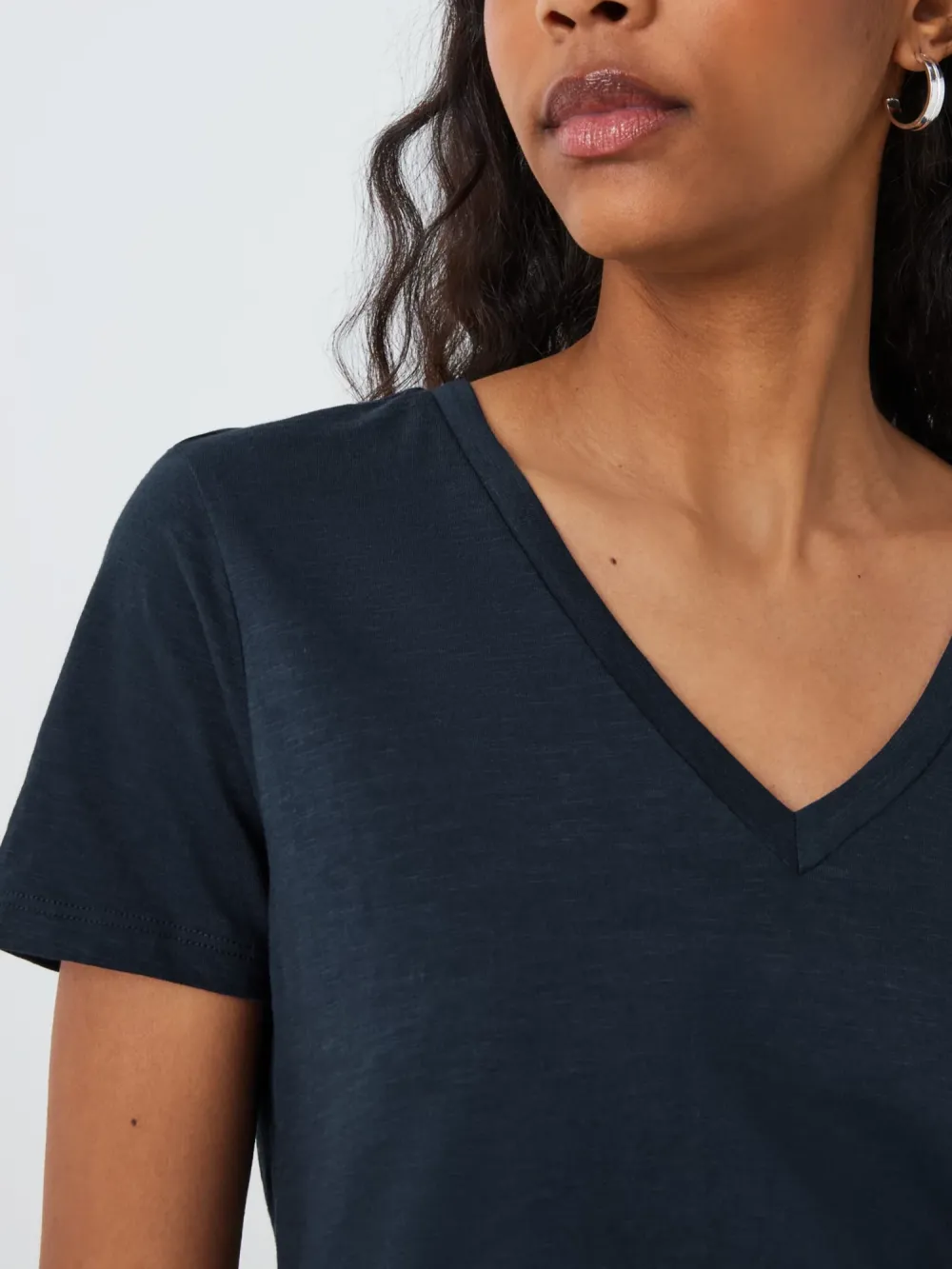 Cotton V-Neck Top