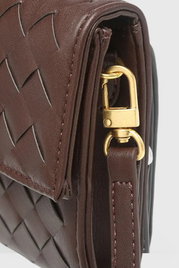 Panel Front Clutch Bag