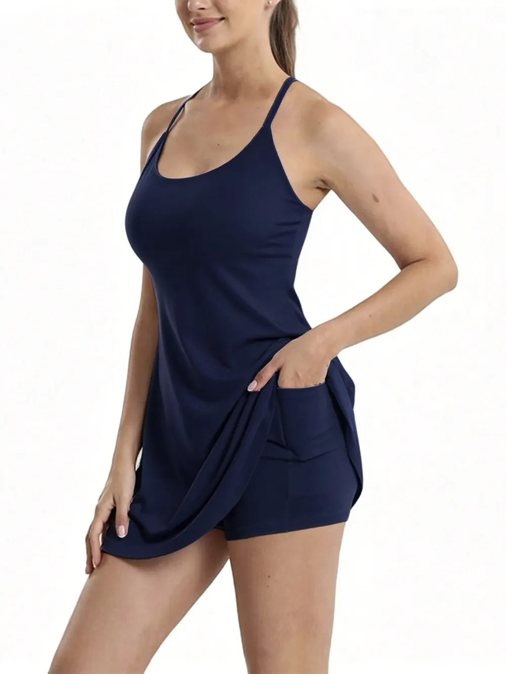 Halara Softlyzero Plush Backless Active Dress-Easy Peezy, Spring Dresses, Dance Dresses for Women #BackToSchool