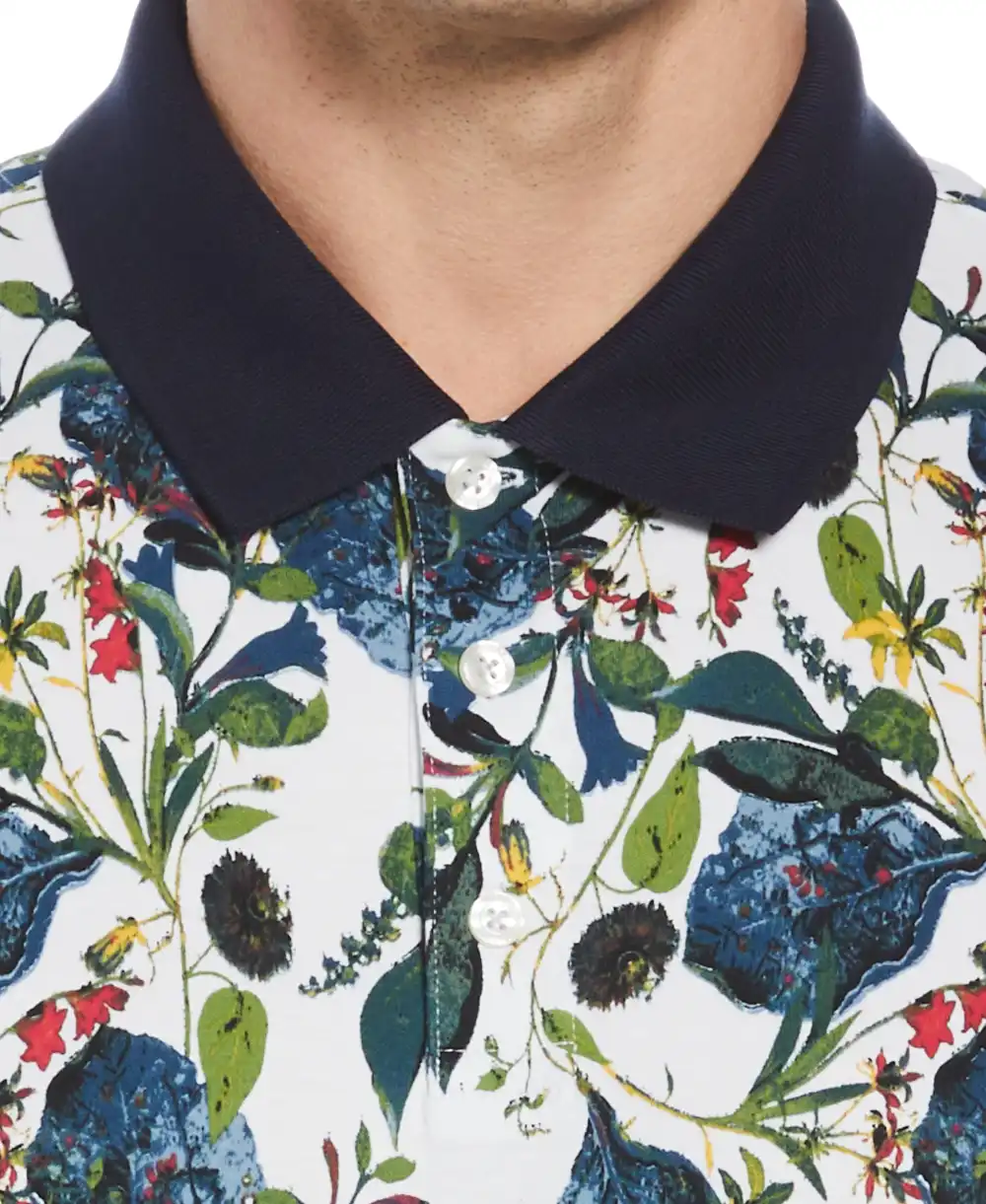 Wildflower Print Polo