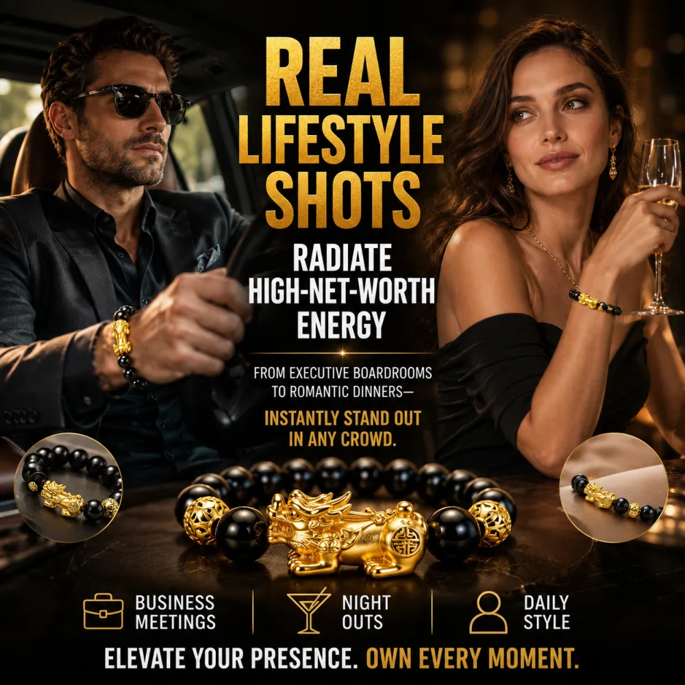Obsidian Wealth Attracting Bracelet