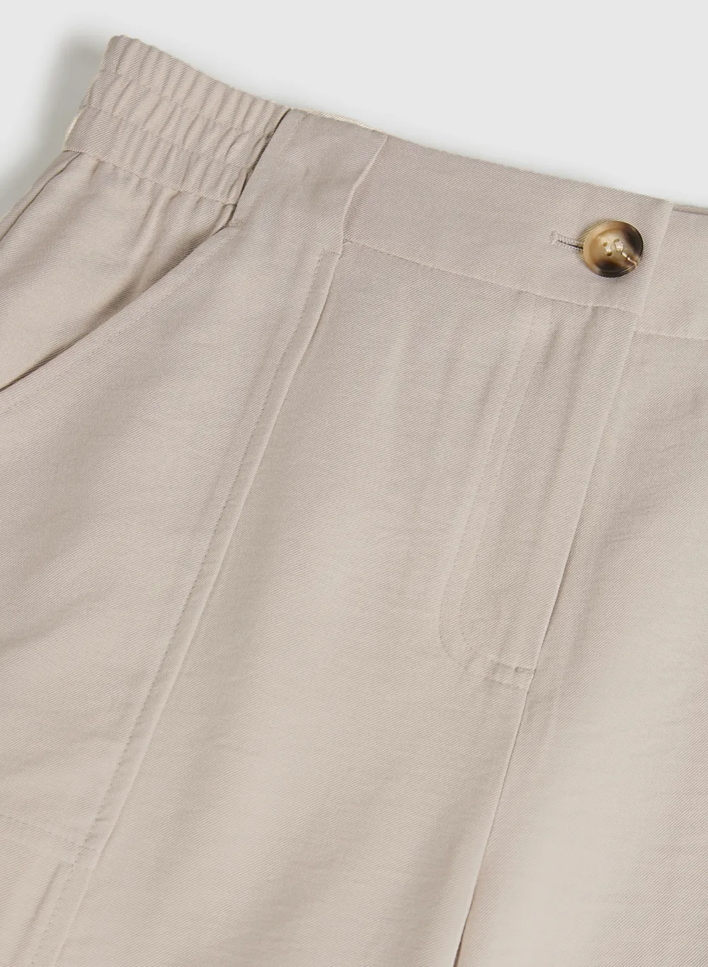 Pleated Loose Wide-Leg Pants