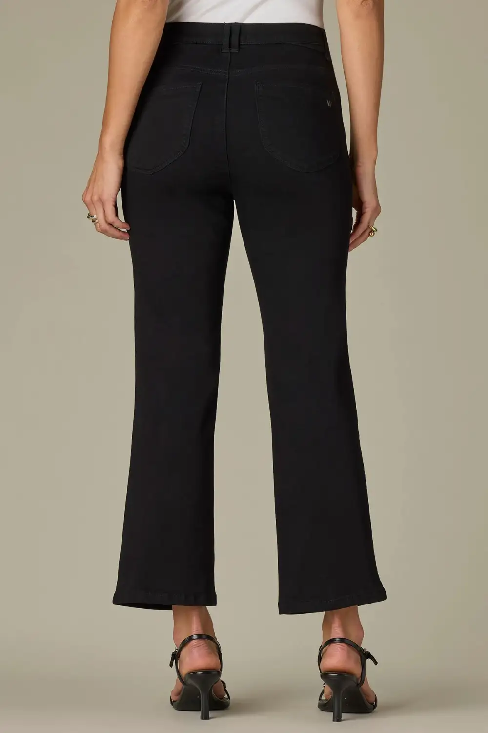 Relaxed Petite High Rise Cropped Bootcut Jeans