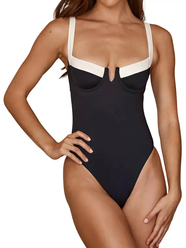 One Piece Slim High Stretch Swimsuit