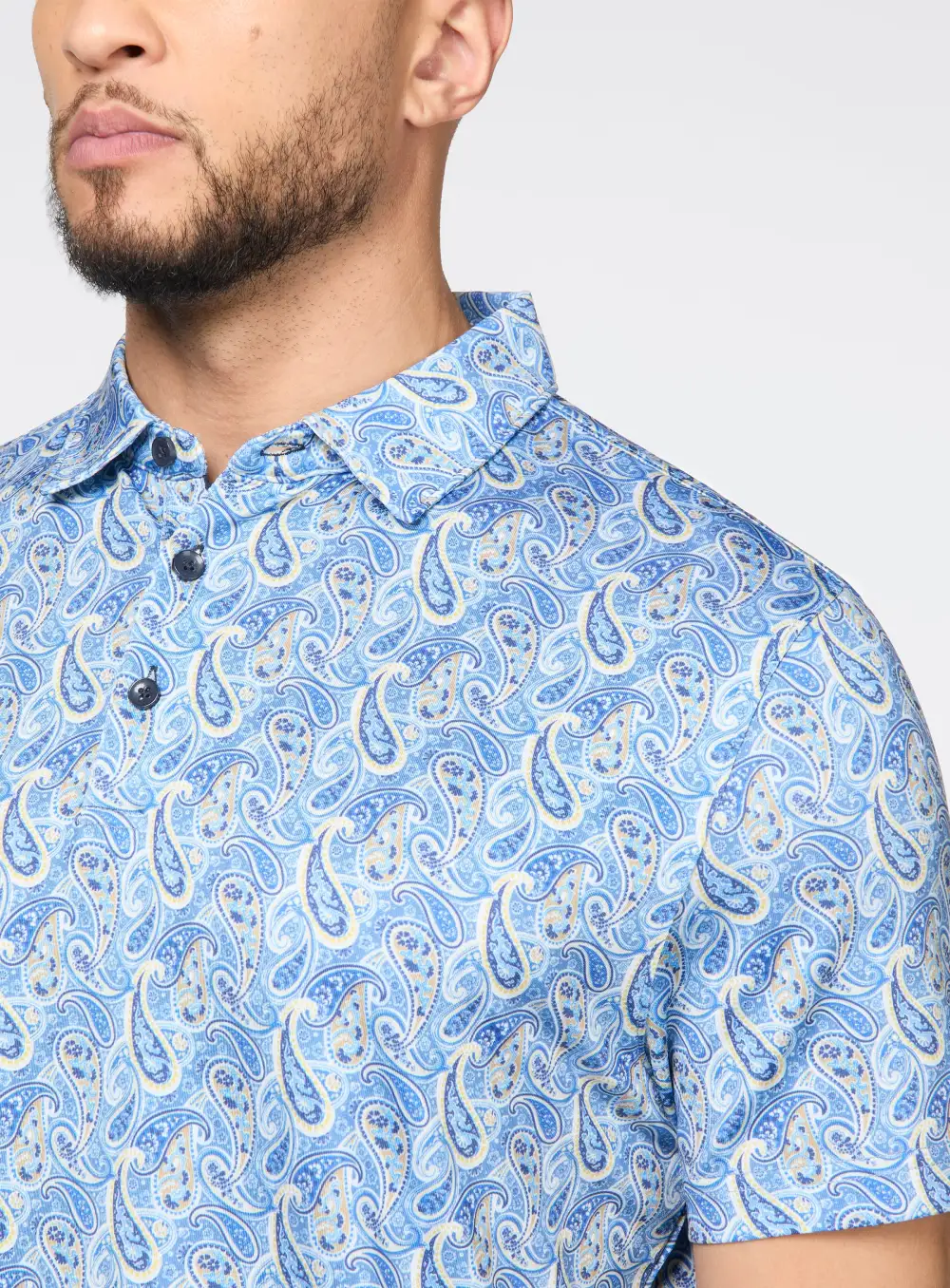 Ornate Paisley Casual Polo