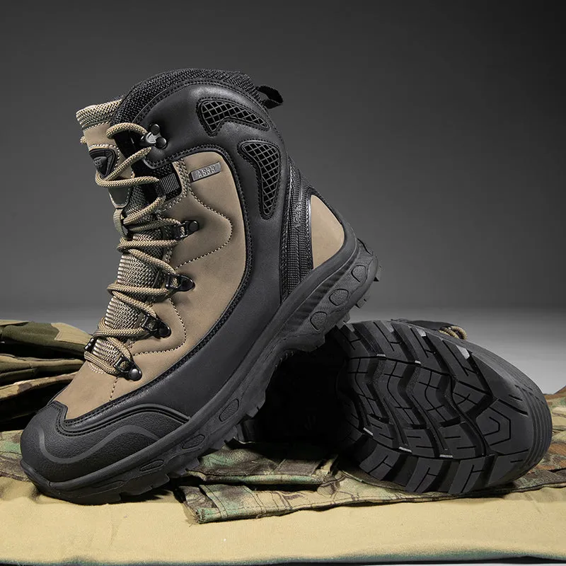 Men’s Waterproof Leather Work Boots for Long Hours | Wide Toe Box, Arch Support & All-Day Comfort