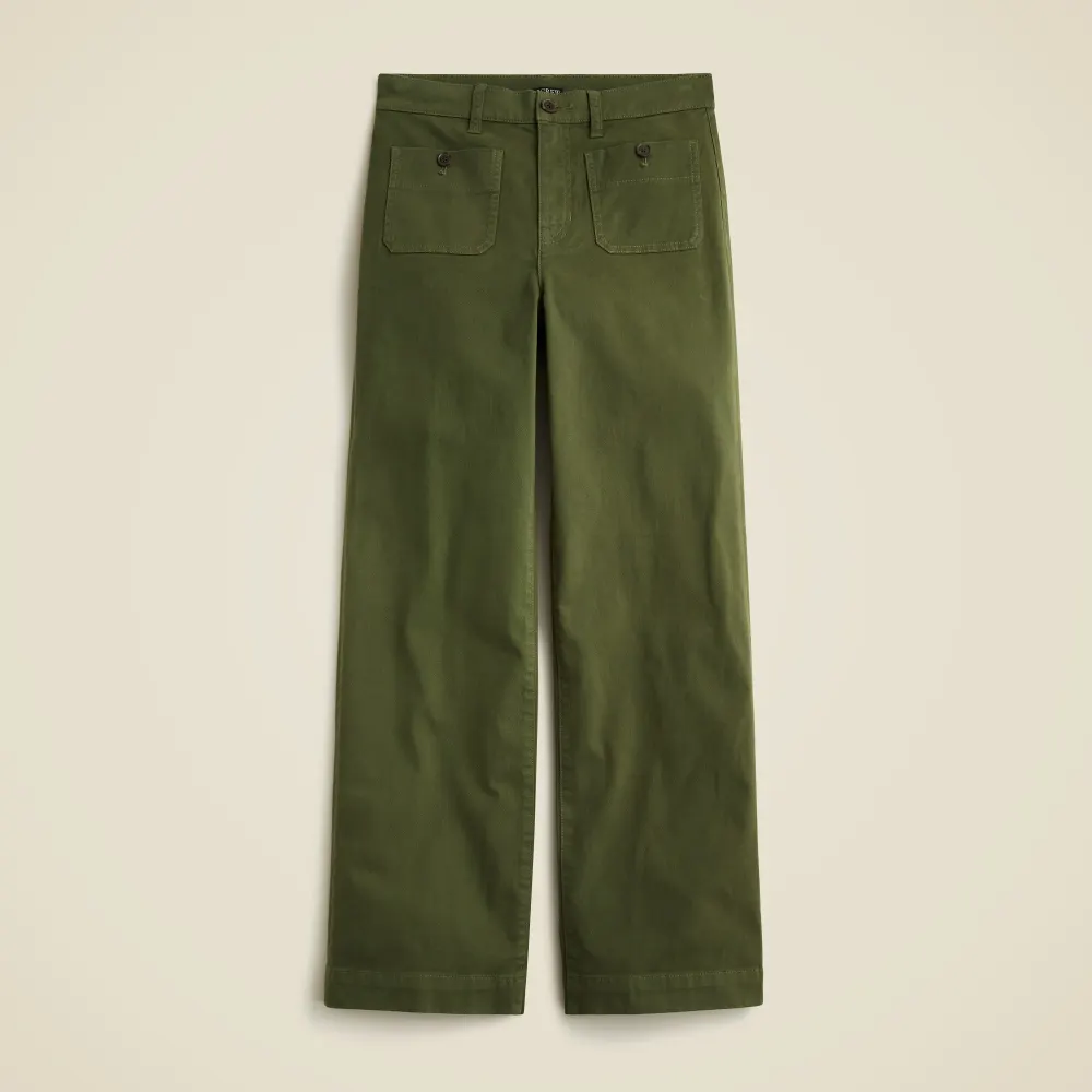 Sailor Slim Wide-Leg Chino Pants
