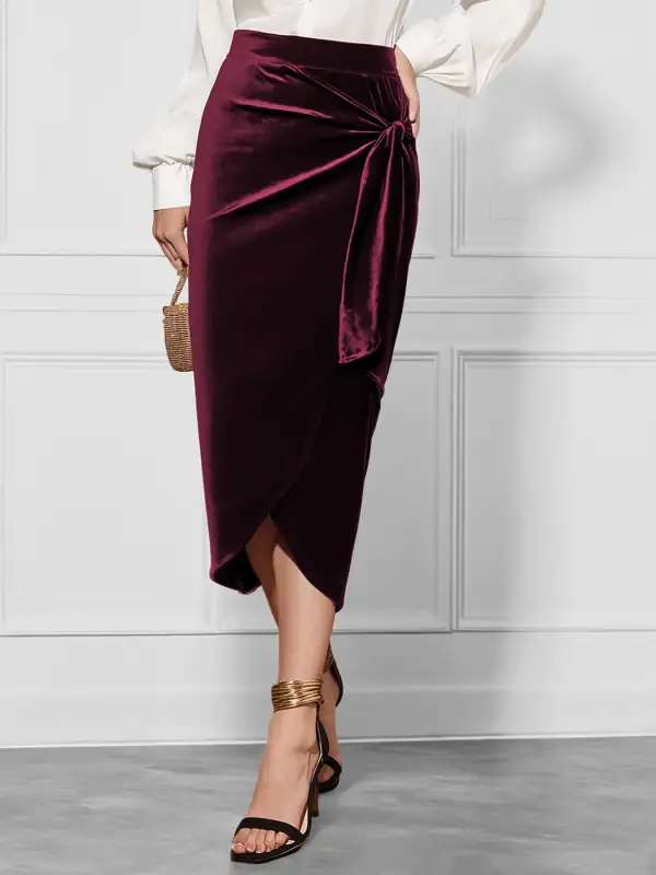 Side Tied Skirt
