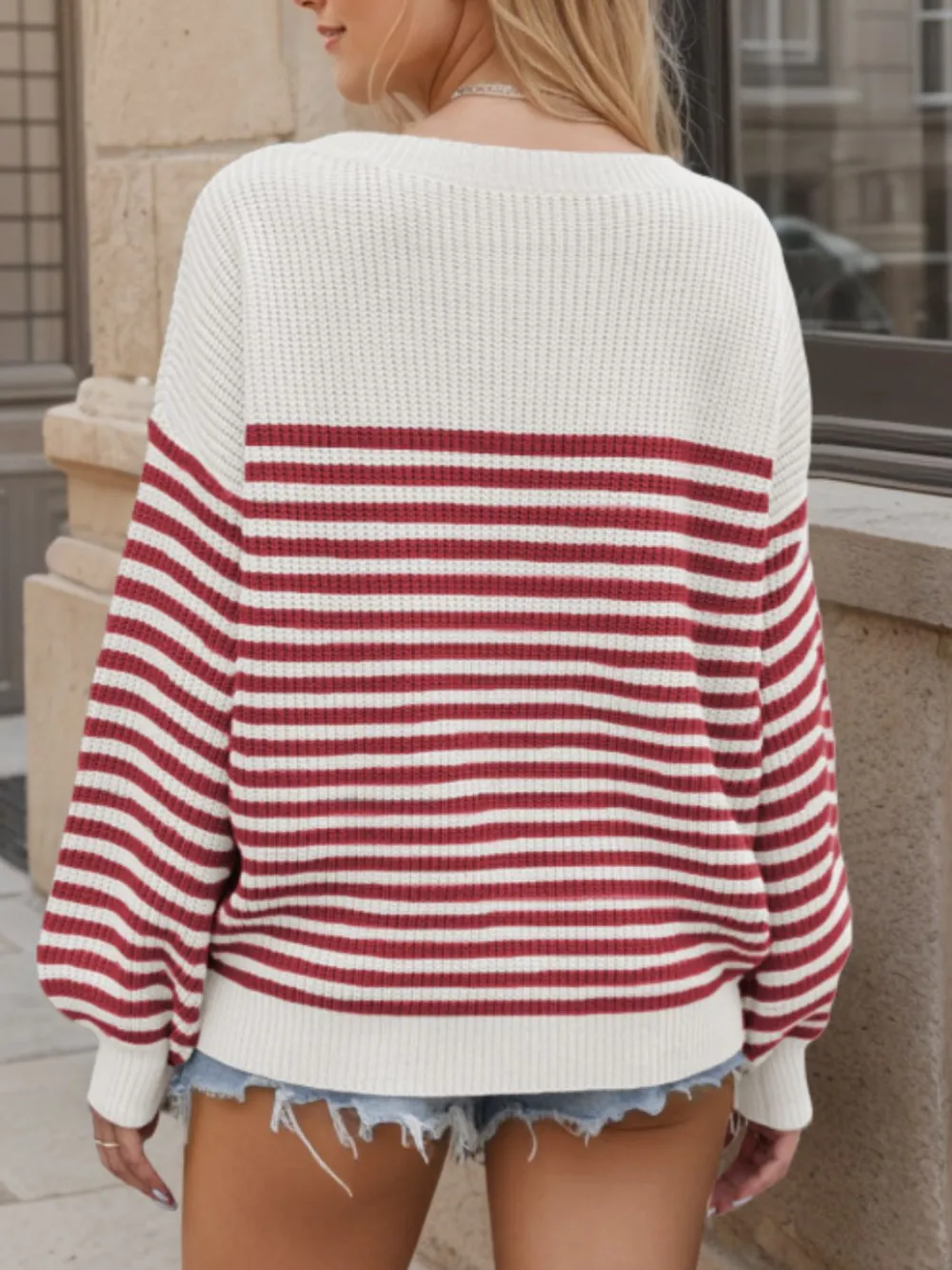 Classic Stripe Crew Sweater