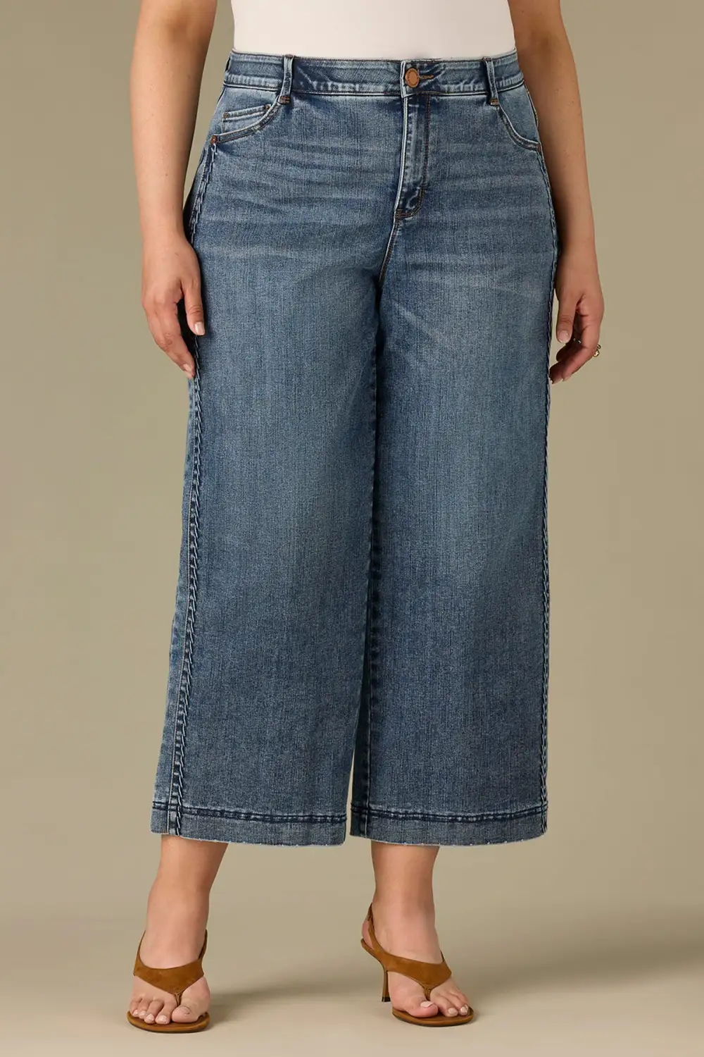 Gracie  Double Side Seam Stitched Plus Size Jeans