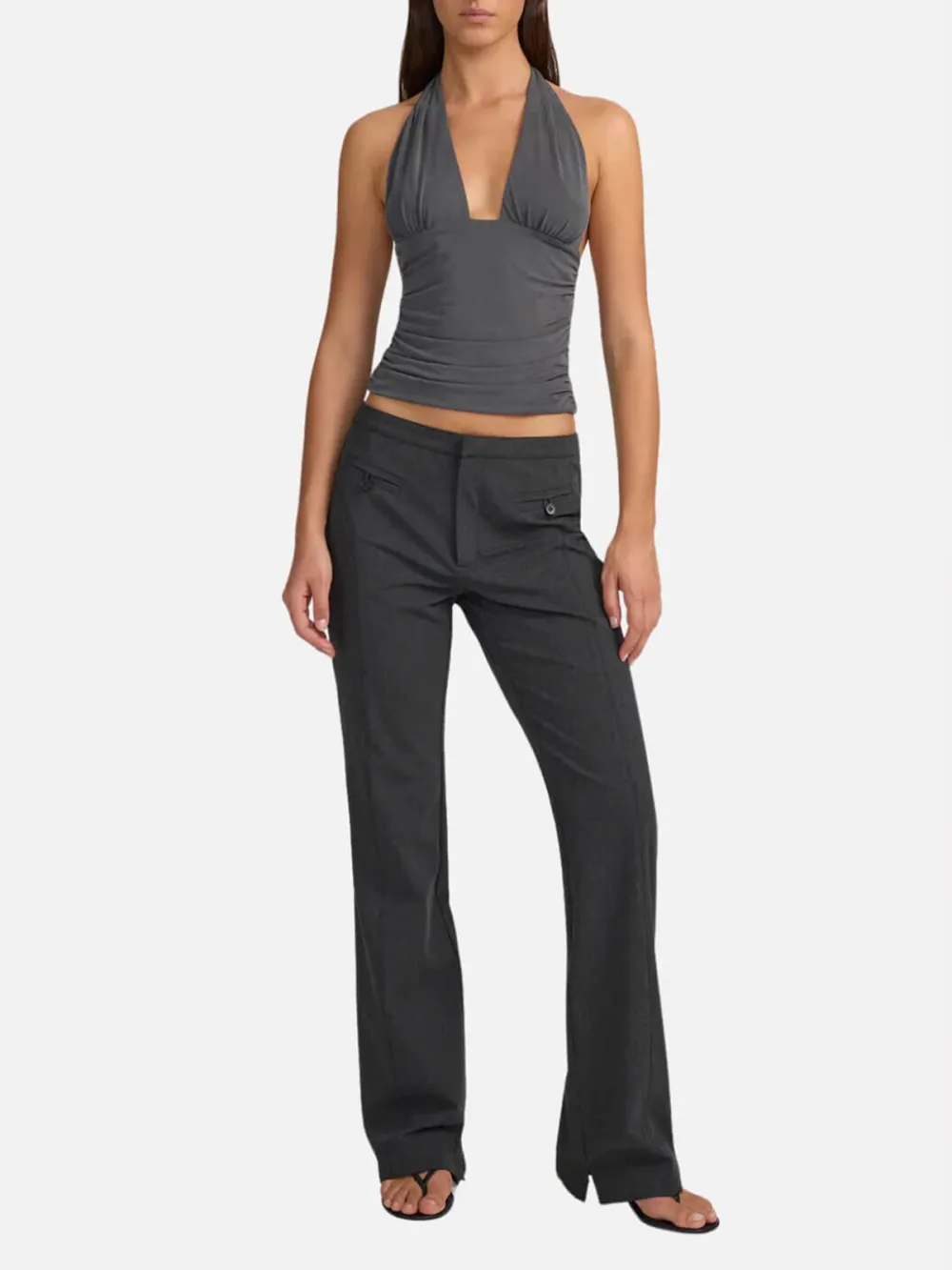 Plain Halter Neck Top