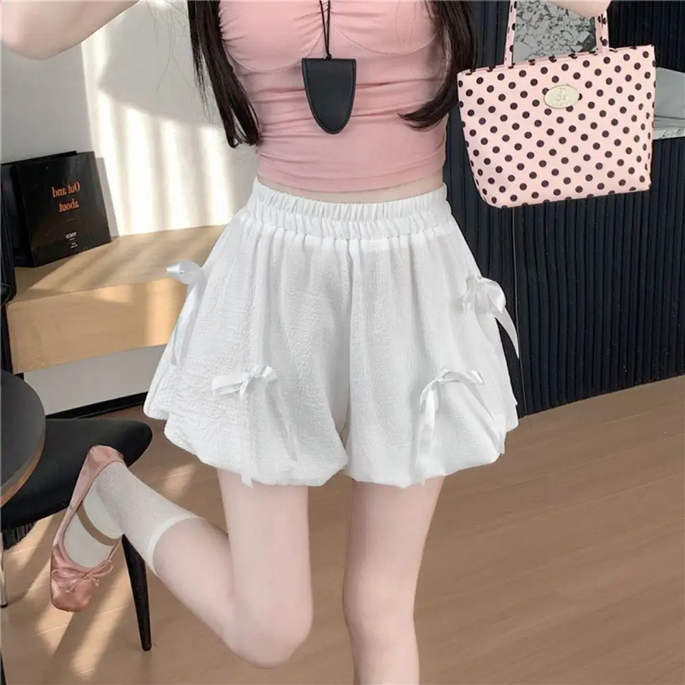 Airy Simple Bowknot Skirt