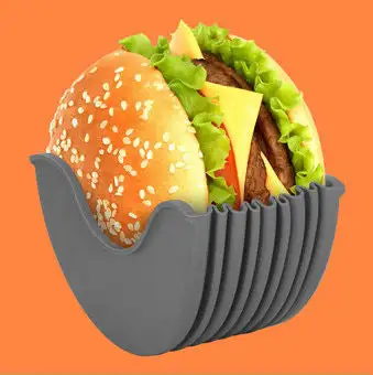 (Store Closing Sale) Silicone Burger Sandwiches Holder