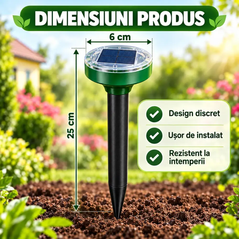 Solar Powered Rodent Repeller
