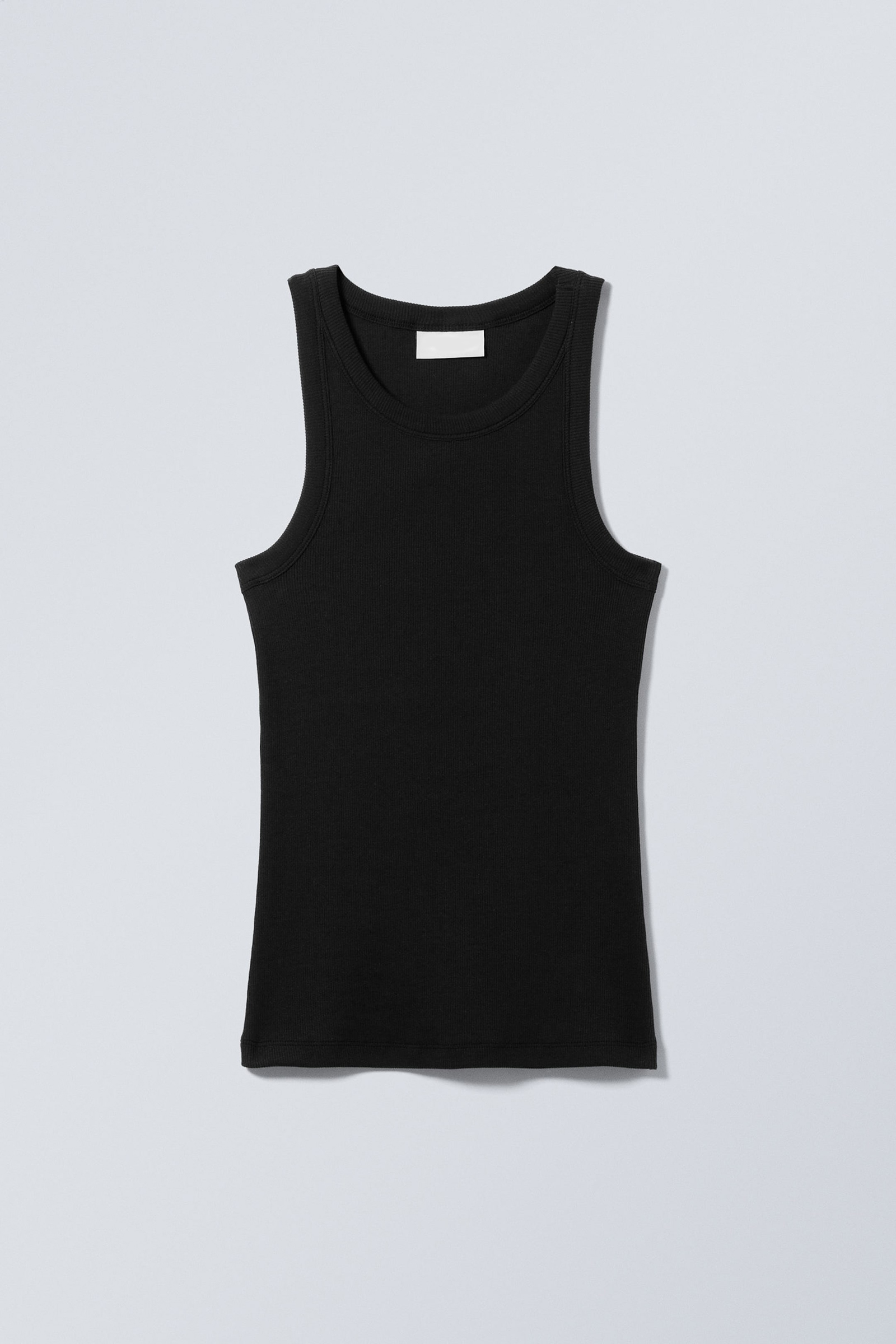 Rib Crew Neck Tank
