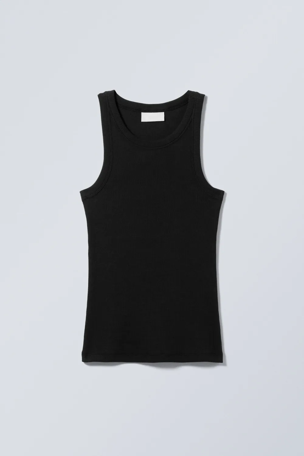 Rib Crew Neck Tank