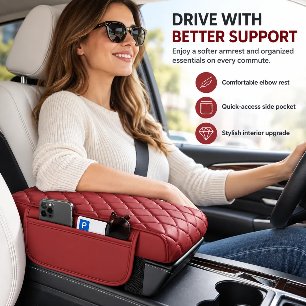 Universal Car Center Console Armrest Pad