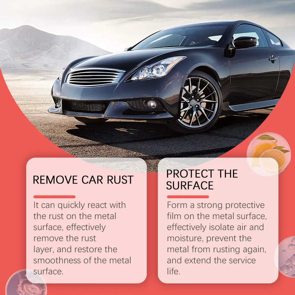 Multi-Purpose High-Efficiency Long-Lasting Car Rust Remover Spray