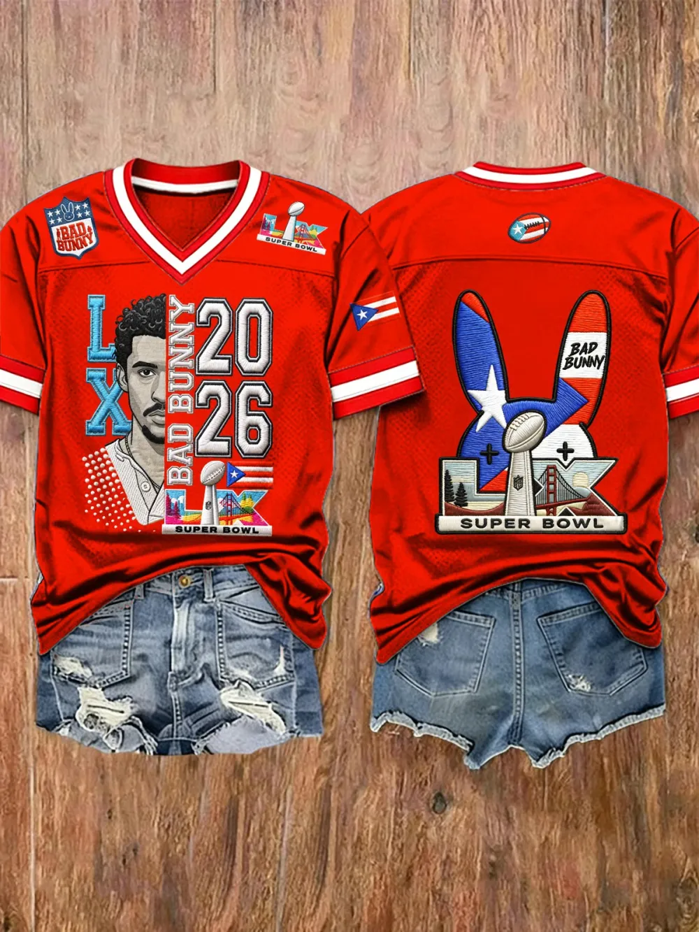 Women'S Puerto Rican Printed Casual Slimming T-Shirt