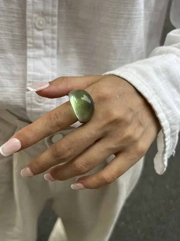 Geometric Resin Ring