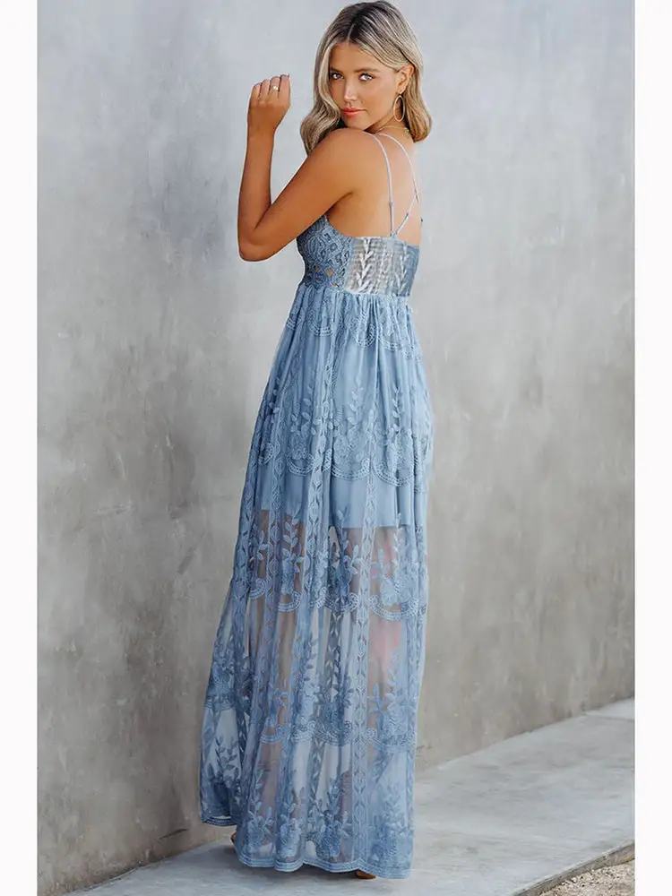 Allure Bohemian Lace Maxi Dress