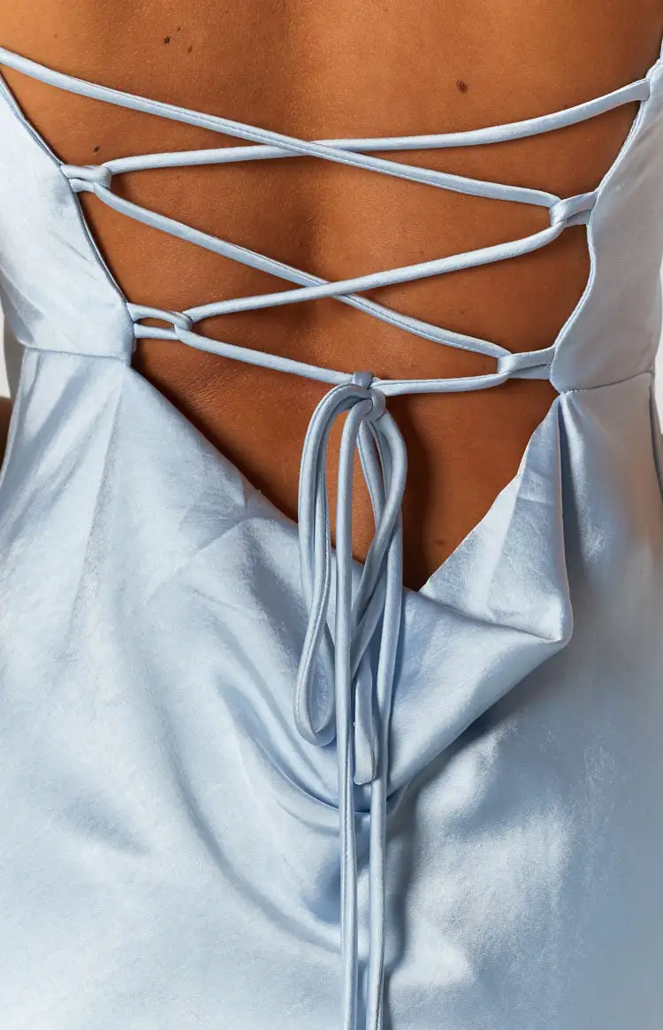 Satin Baby Midi Dress