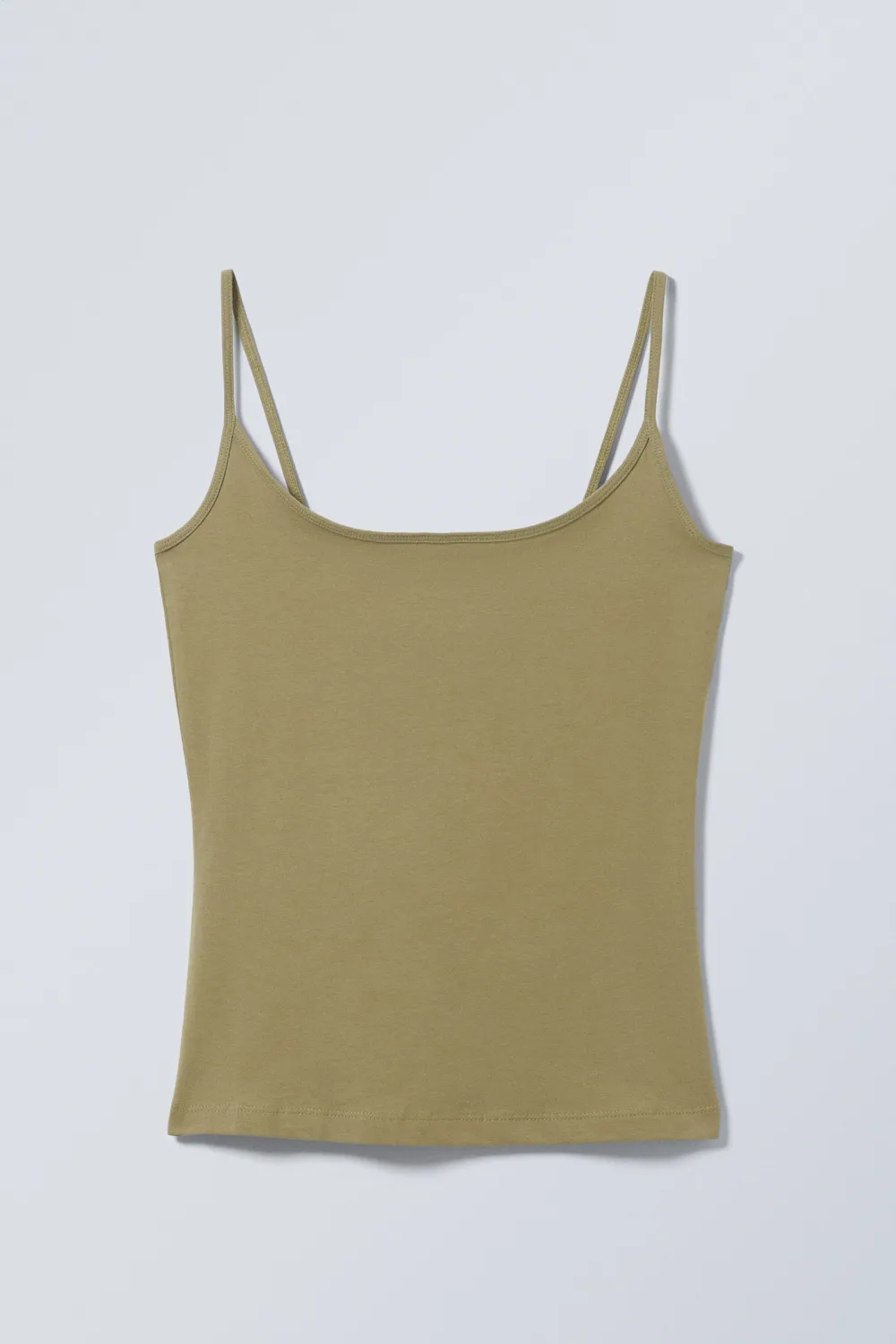 Scoop Neck Spaghetti Strap Cami