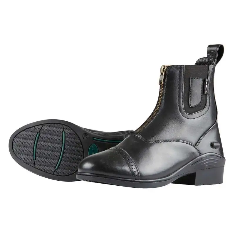 Refined Zip Leather Paddock Boots