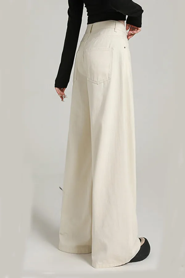 Relaxed Wide Leg Jeans