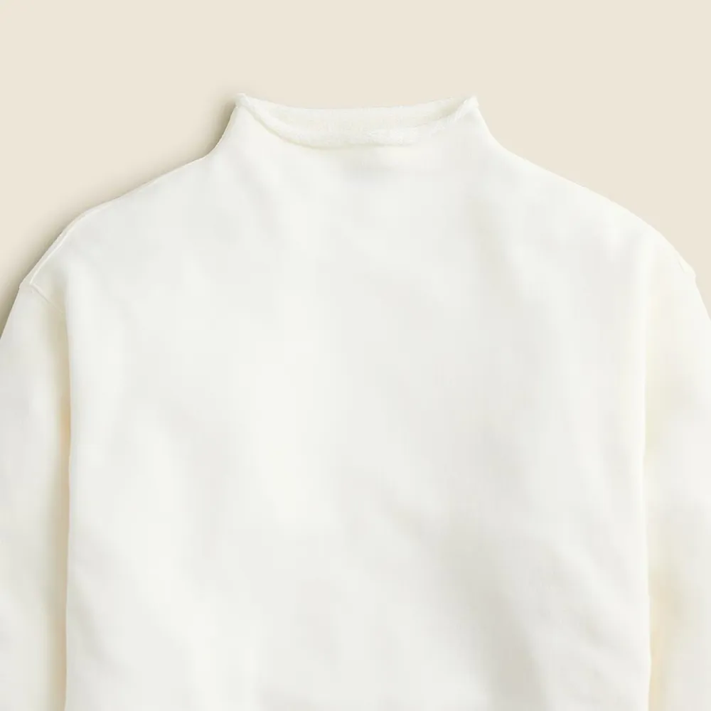 Cotton Terry Rollneck Sweatshirts