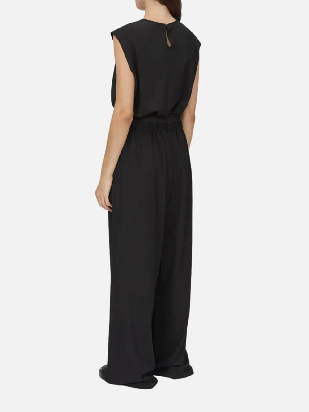 Elasticated Waist Wide Leg Pants