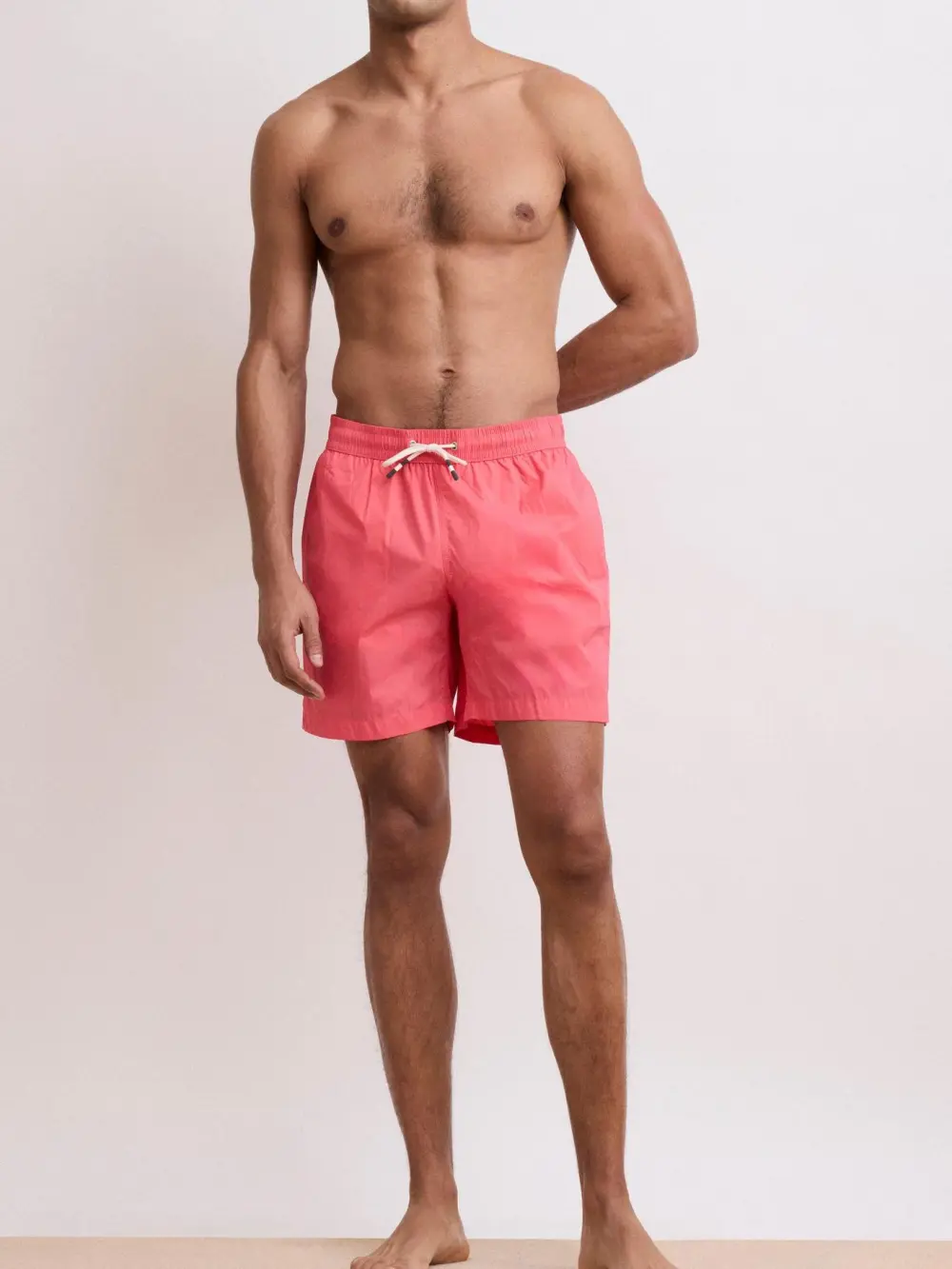 Loose Casual Comfortable Breathable Coral Swim Trunks
