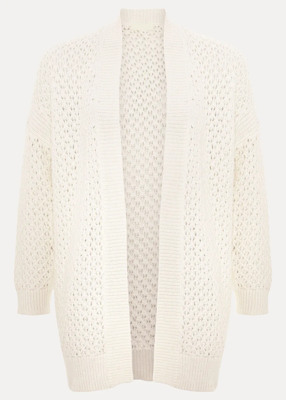 Knitted Plain-Color Warm Cardigan
