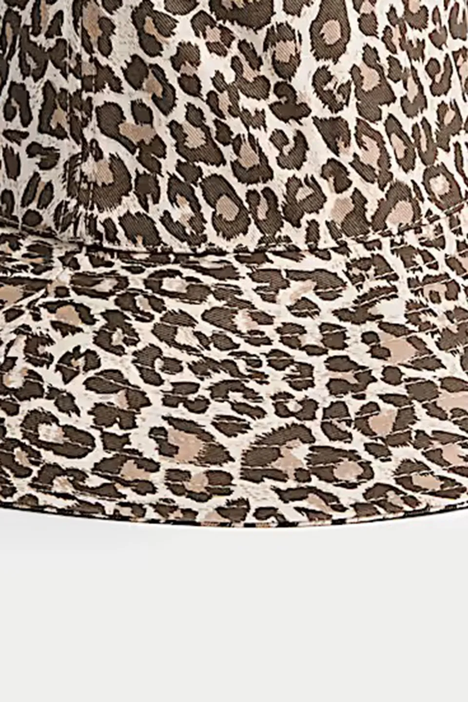 Leopard Printed Cotton Vacation Hat
