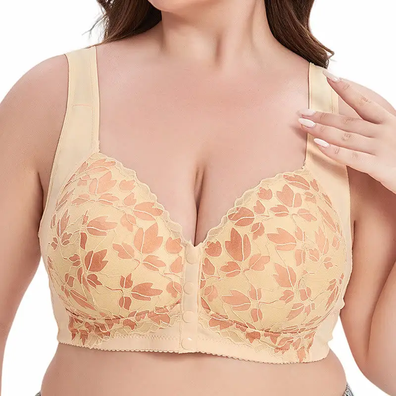 Lace Flower Wireless Bra