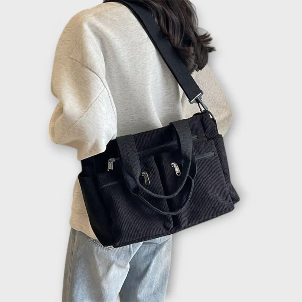Nylon Soft Grain Tote Bag