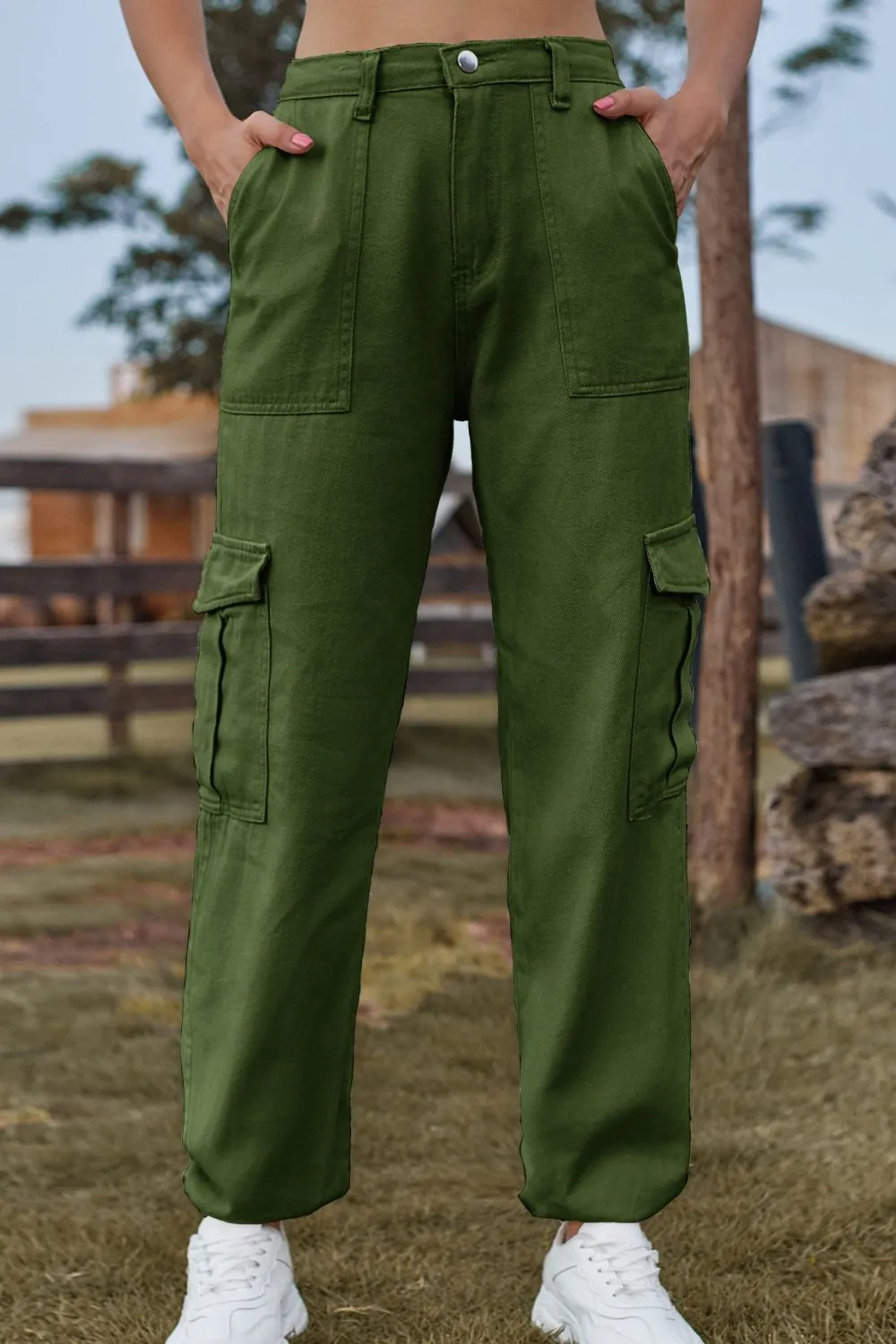 Long Jeans With Pocket