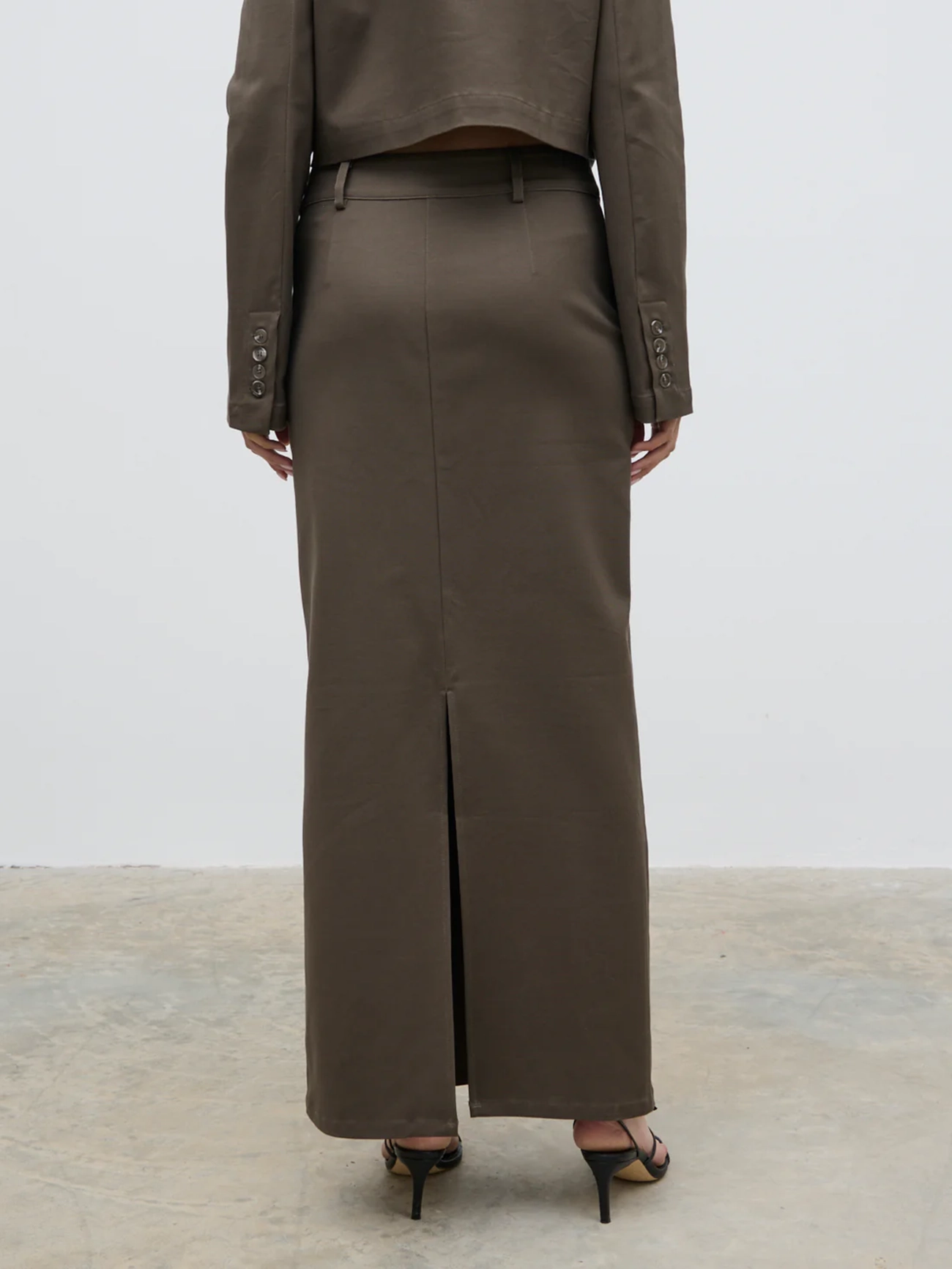 Tailored Maxi Skirt