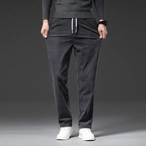 Men's Textured Corduroy Chino Pants